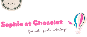 Sophie et Chocolat - french girls vintage